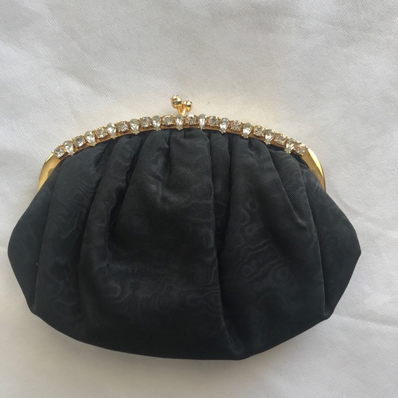 Purse-Vintage-L/&M Flocked